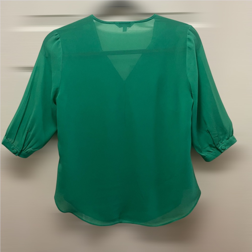 Naked Zebra Green Women's Top/Blouse - Picture 2 of 11